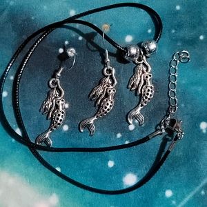 METAL MERMAID JEWELRY SET